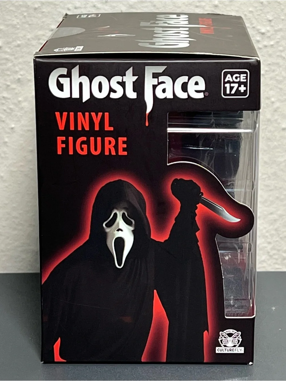 Ghost Face Vinyl Figure by FlyGuys - Black & White Collectible